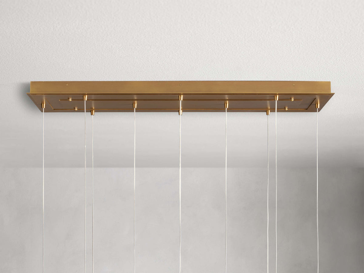 Casen Sculptural Globe Linear Chandelier