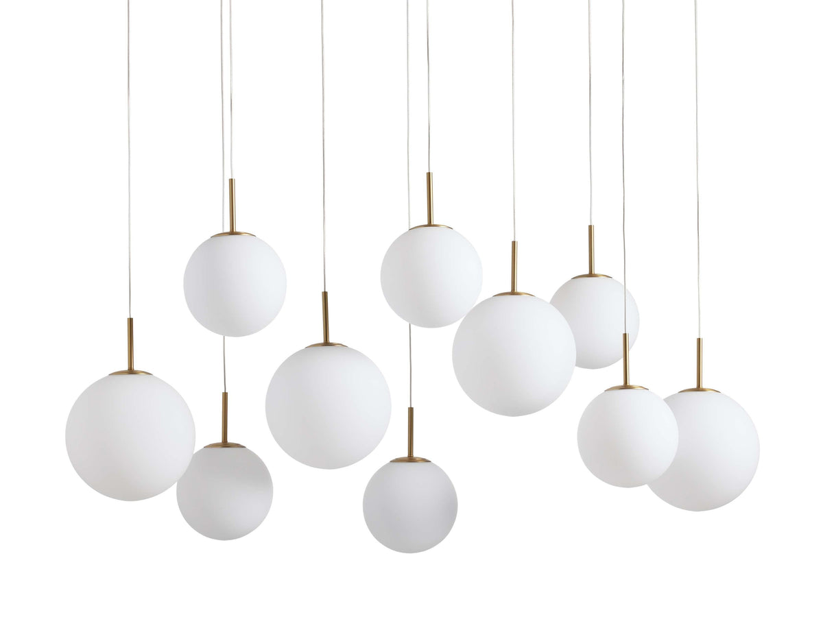Casen Sculptural Globe Linear Chandelier