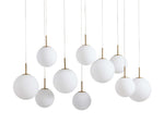 Casen Sculptural Globe Linear Chandelier