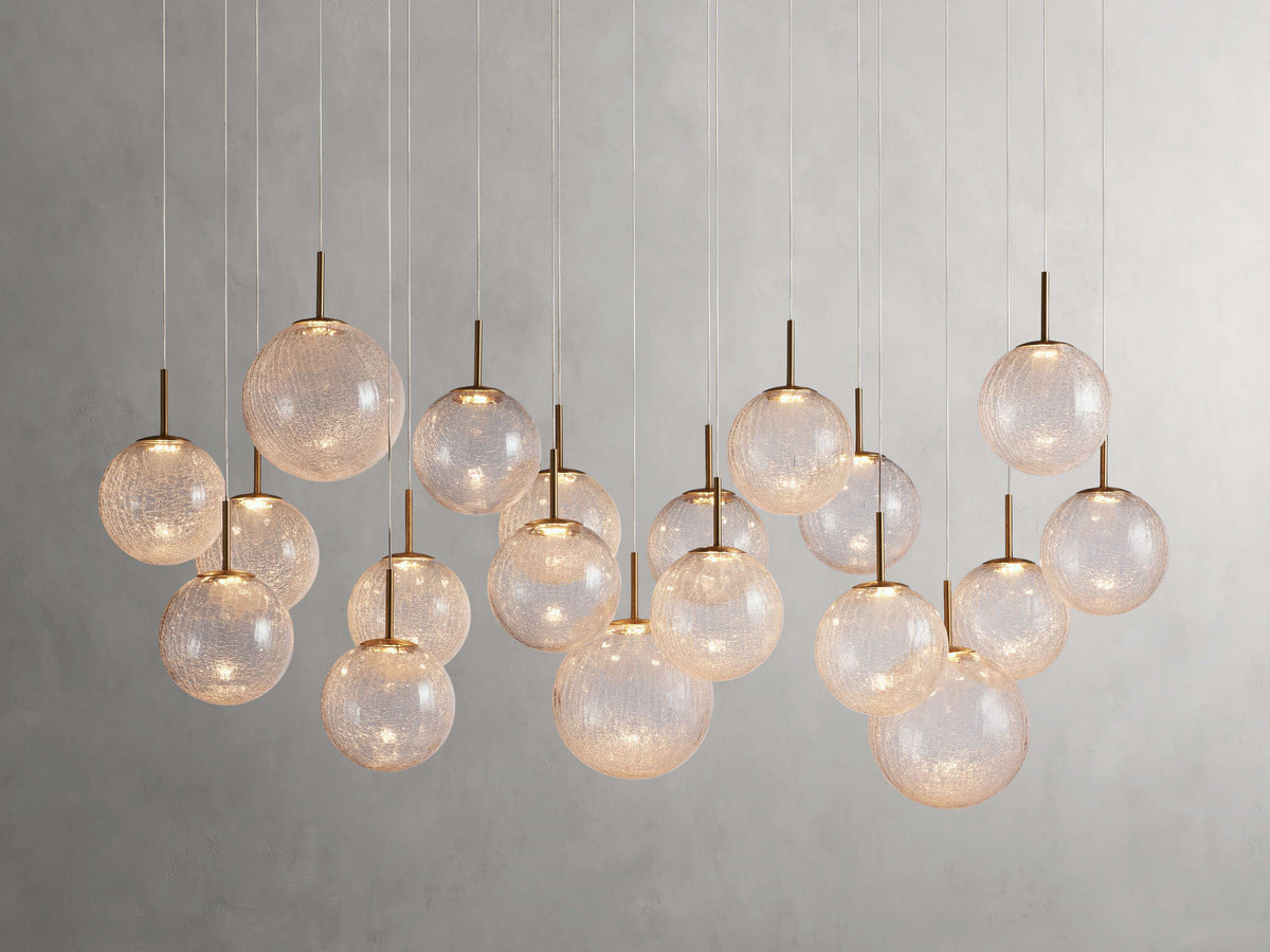 Casen Sculptural Globe Linear Chandelier