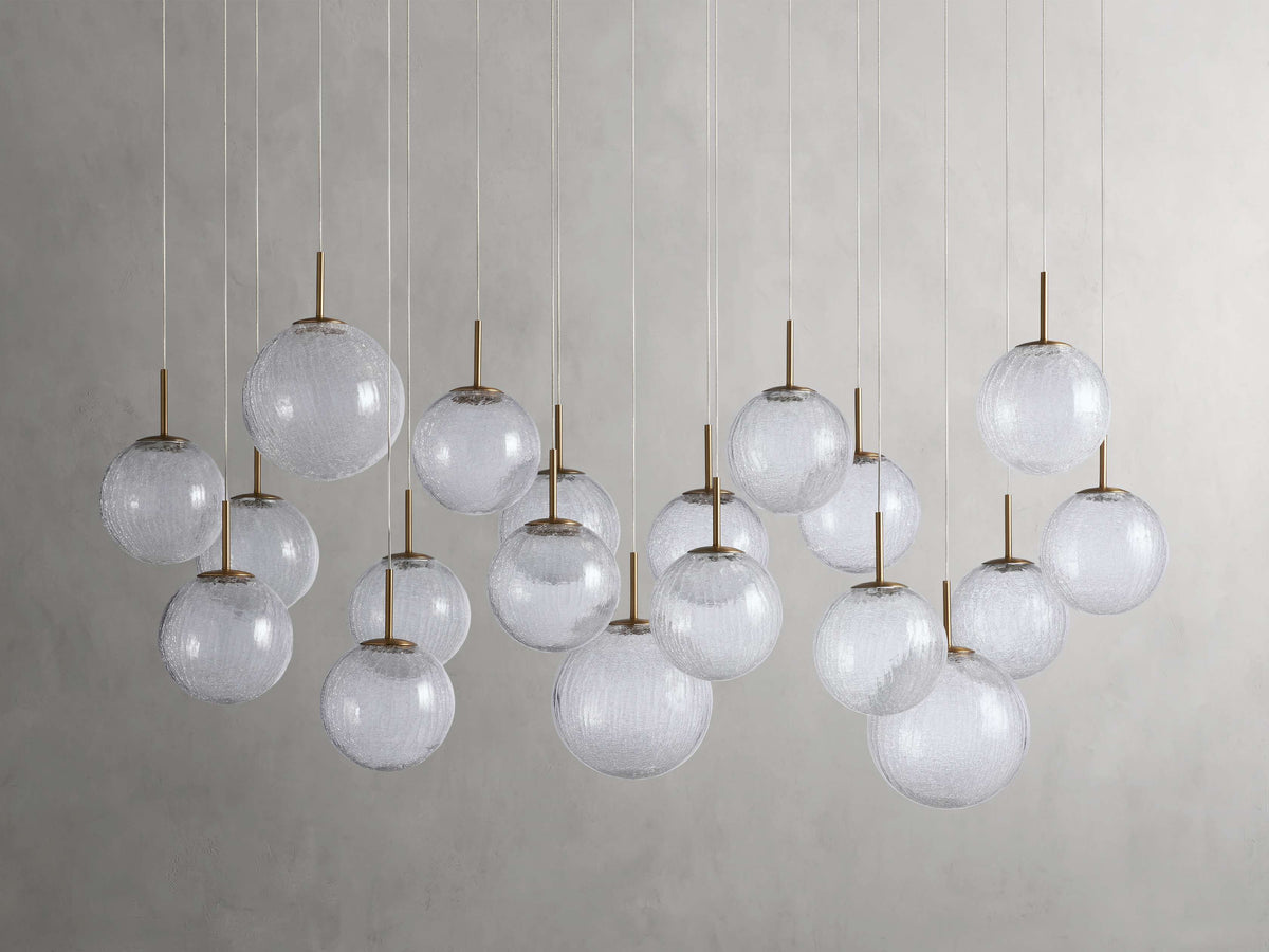 Casen Sculptural Globe Linear Chandelier