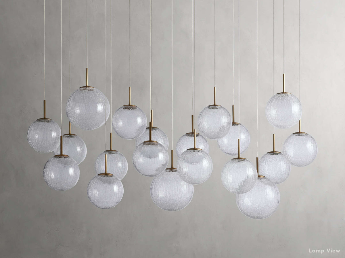 Casen Luster Glass Linear Chandelier
