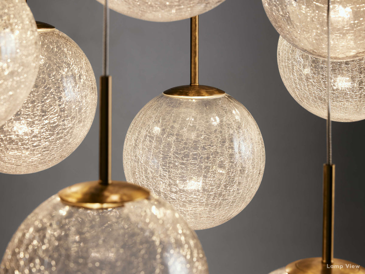 Casen Luster Glass Linear Chandelier