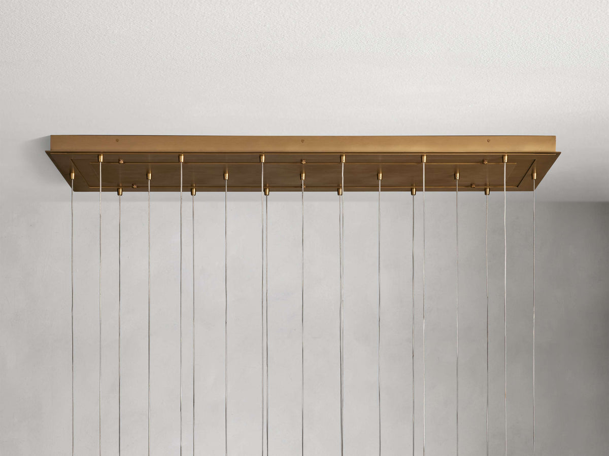 Casen Sculptural Globe Linear Chandelier