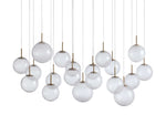 Casen Sculptural Globe Linear Chandelier