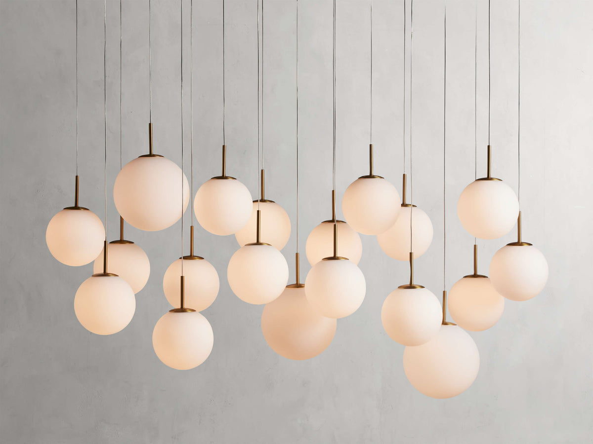 Casen Sculptural Globe Linear Chandelier