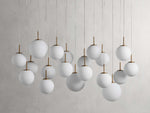 Casen Sculptural Globe Linear Chandelier