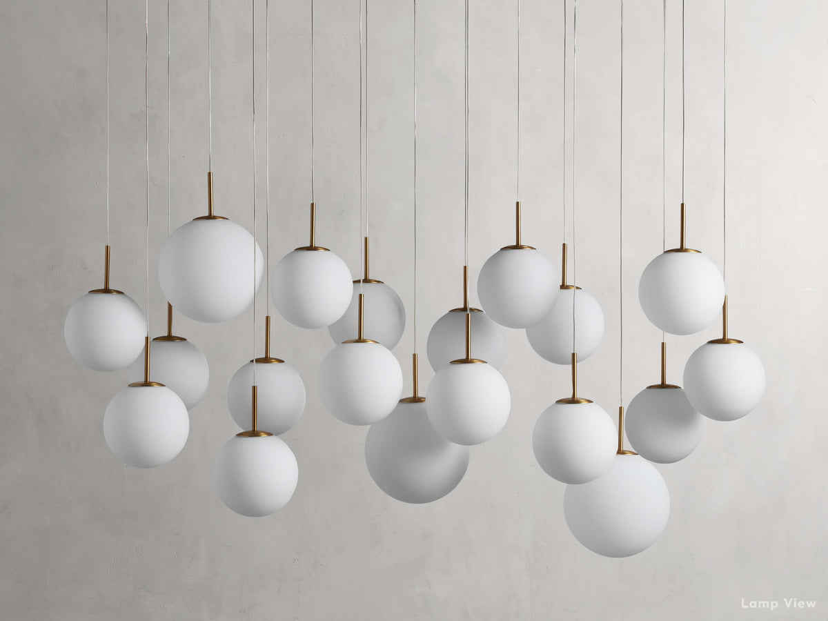Casen Luster Glass Linear Chandelier