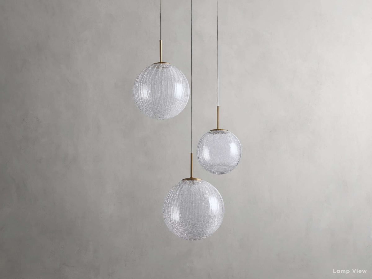 Casen Luster Glass Round Chandelier