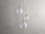 Casen Luster Glass Round Chandelier