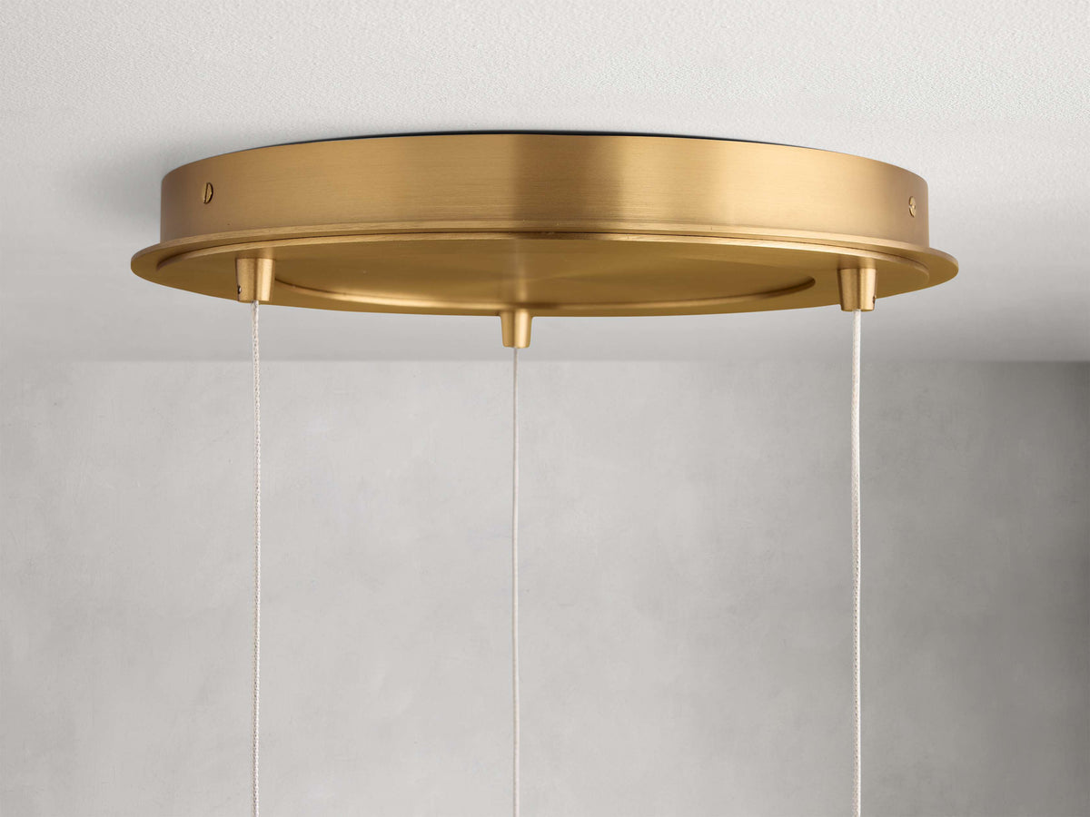 Casen Luster Glass Round Chandelier