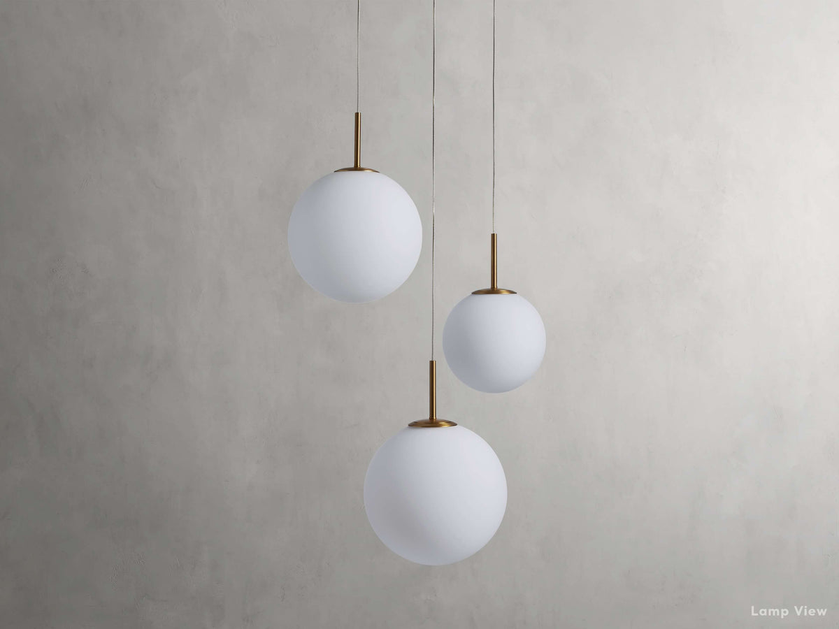 Casen Luster Glass Round Chandelier