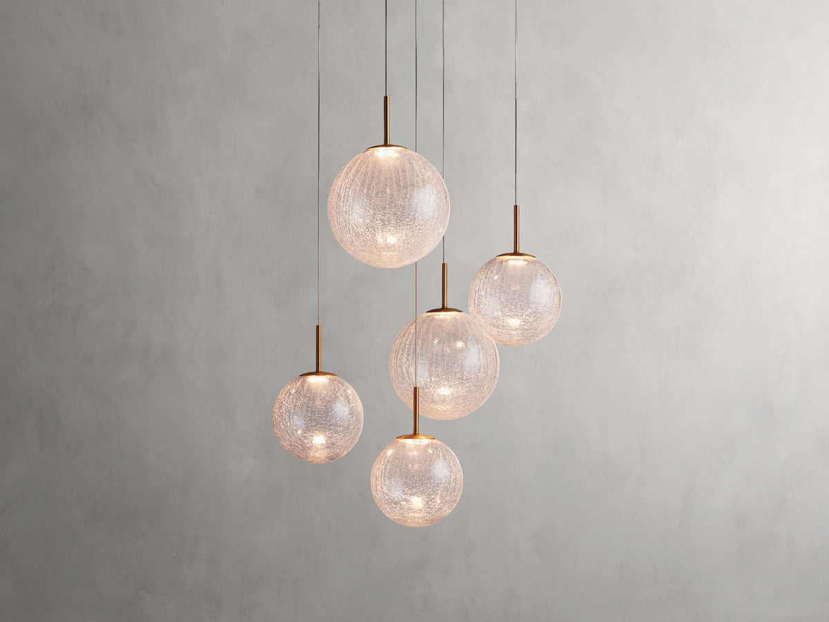 Casen Sculptural Globe Round Chandelier