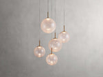 Casen Luster Glass Round Chandelier