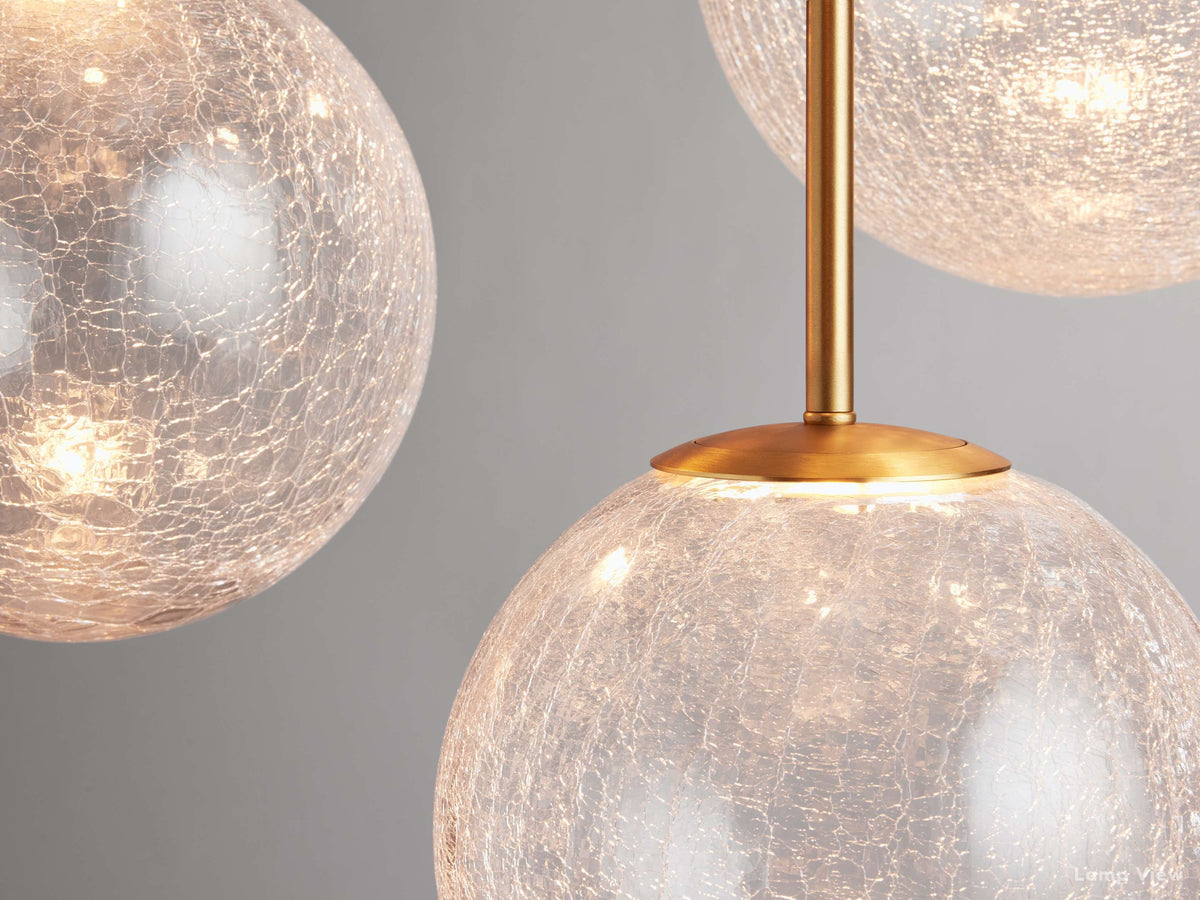 Casen Luster Glass Round Chandelier
