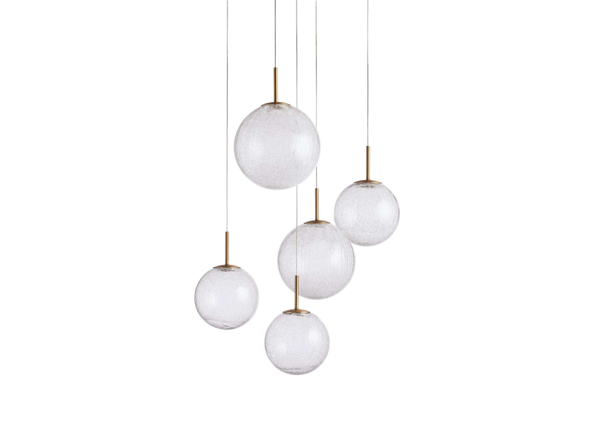 Casen Luster Glass Round Chandelier