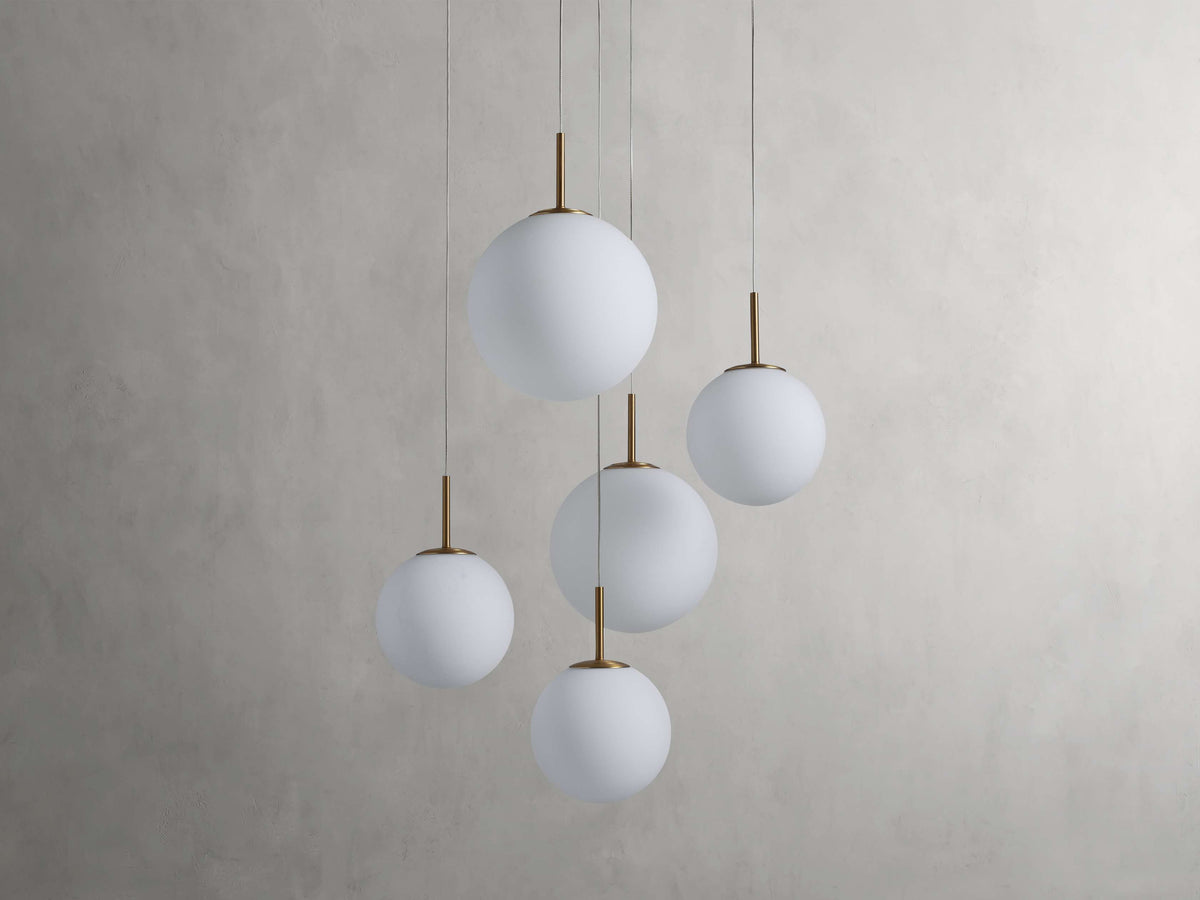 Casen Sculptural Globe Round Chandelier