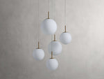 Casen Luster Glass Round Chandelier