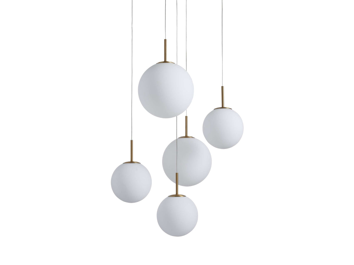 Casen Luster Glass Round Chandelier