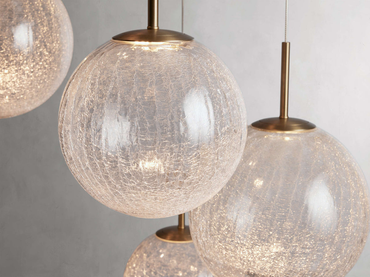Casen Sculptural Globe Round Chandelier