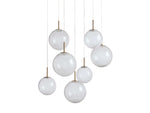 Casen Luster Glass Round Chandelier