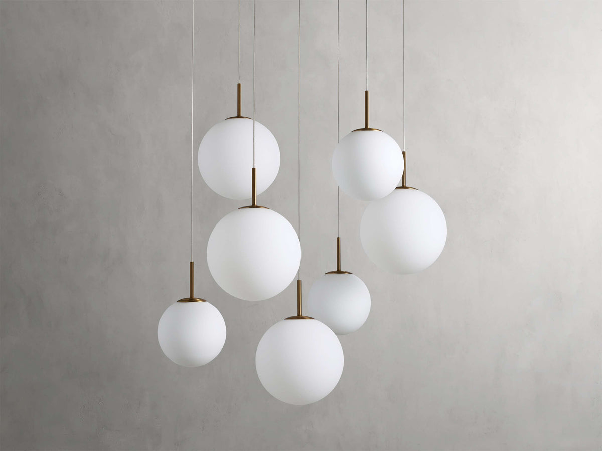 Casen Sculptural Globe Round Chandelier