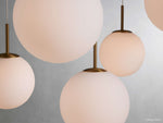 Casen Luster Glass Round Chandelier