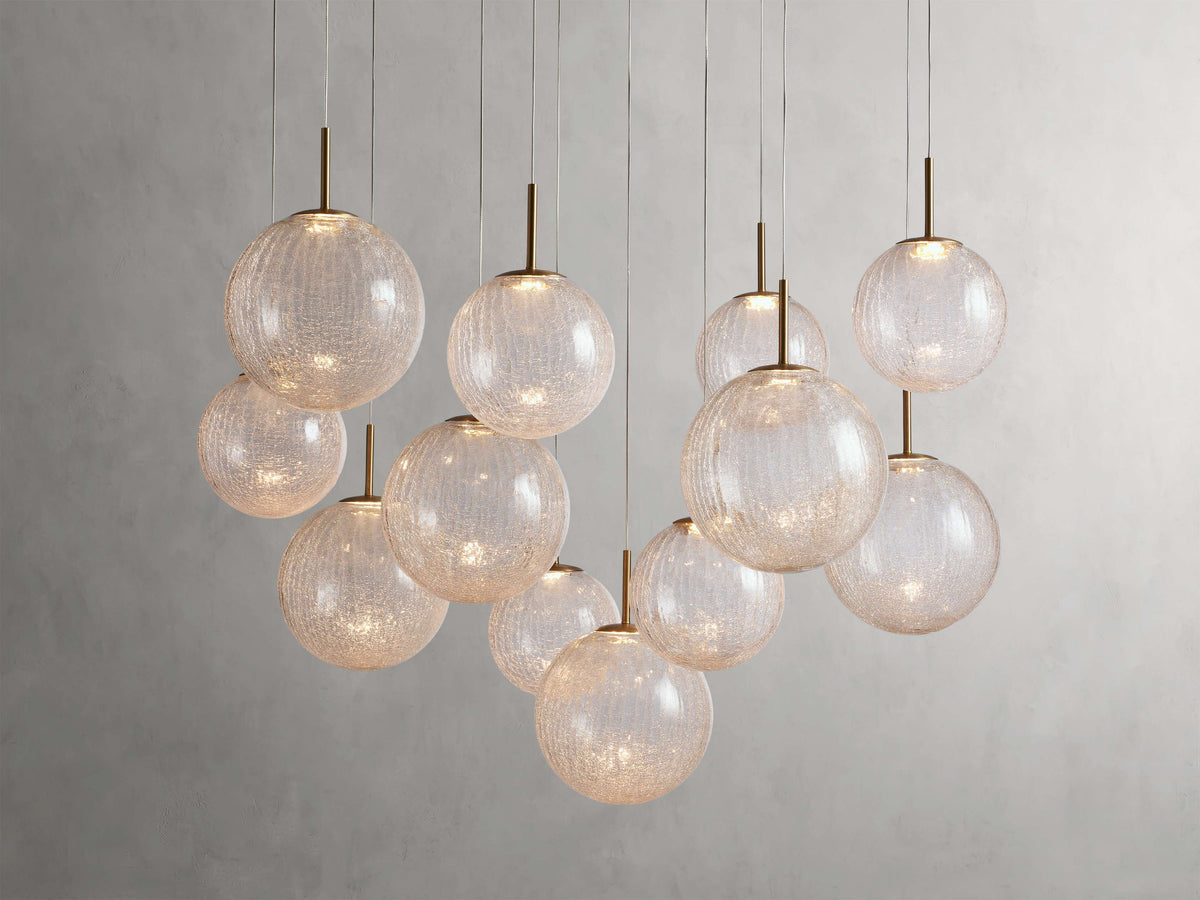 Casen Sculptural Globe Round Chandelier