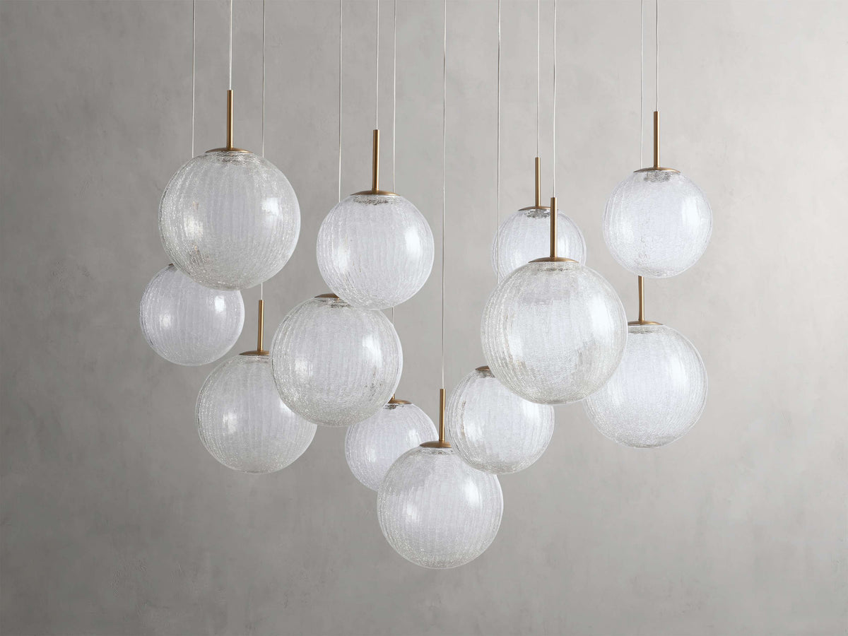 Casen Sculptural Globe Round Chandelier