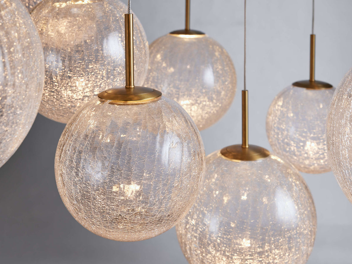 Casen Sculptural Globe Round Chandelier
