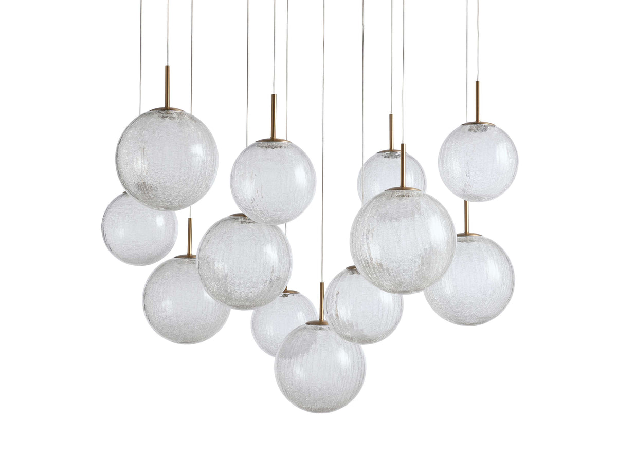 Casen Luster Glass Round Chandelier