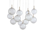 Casen Luster Glass Round Chandelier