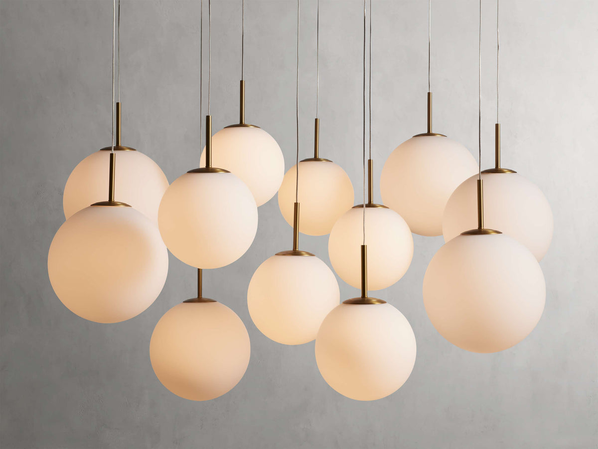 Casen Sculptural Globe Round Chandelier
