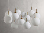 Casen Luster Glass Round Chandelier