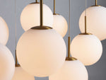 Casen Luster Glass Round Chandelier