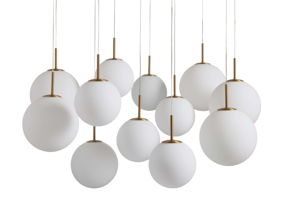 Casen Sculptural Globe Round Chandelier
