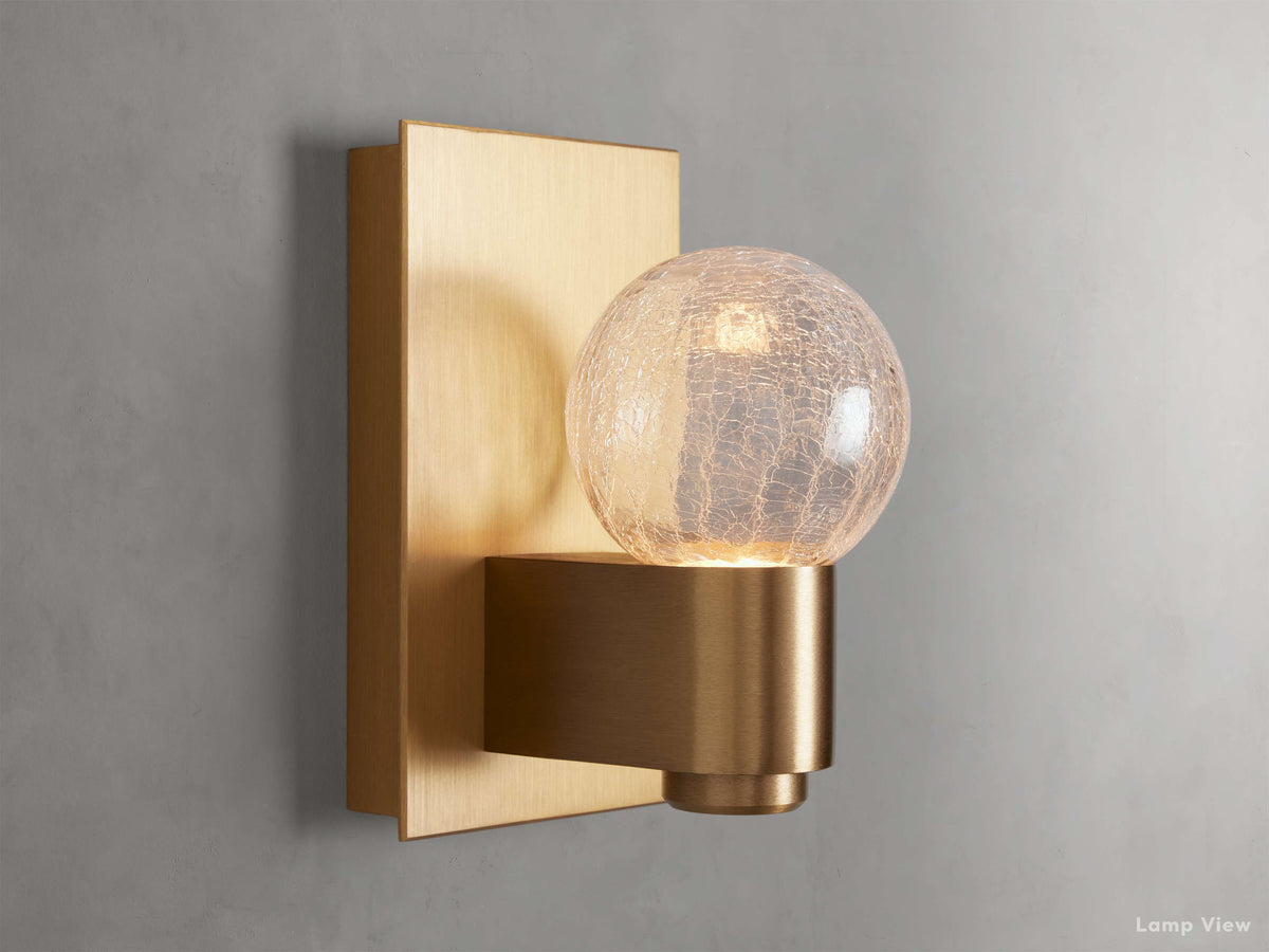 Casen Sculptural Globe Wall Sconce