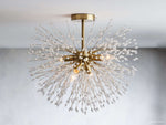 Dandelion Tufted Crystal Flush Mount