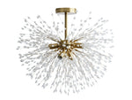 Dandelion Tufted Crystal Flush Mount