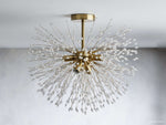 Dandelion Tufted Crystal Flush Mount