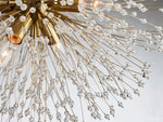 Dandelion Tufted Crystal Flush Mount