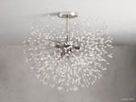 Dandelion Tufted Crystal Flush Mount