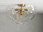 Lily Flower Intricate Flush Mount