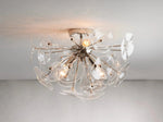 Lily Flower Intricate Flush Mount