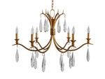 Celine Adorned Crystal Round Chandelier