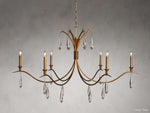Celine Adorned Crystal Round Chandelier