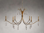 Celine Adorned Crystal Round Chandelier
