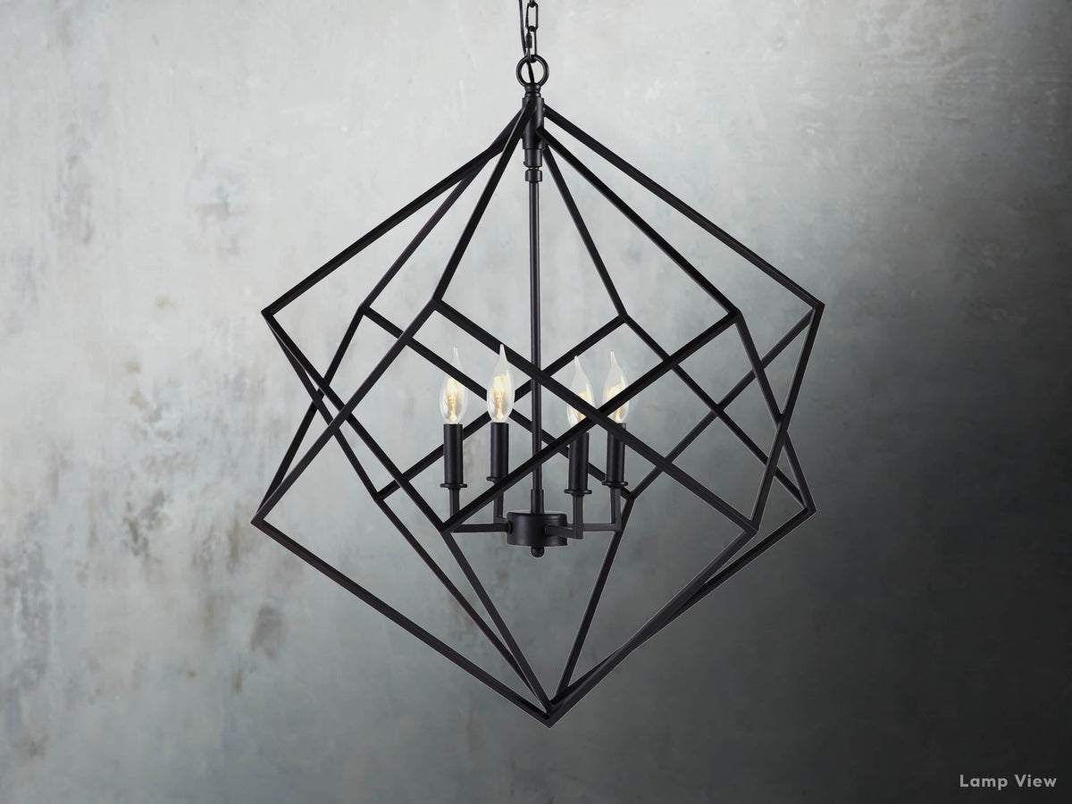 Geode Round Chandelier 30"