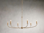 Arnett Bowed Profile Round Chandelier