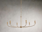 Arnett Bowed Profile Round Chandelier